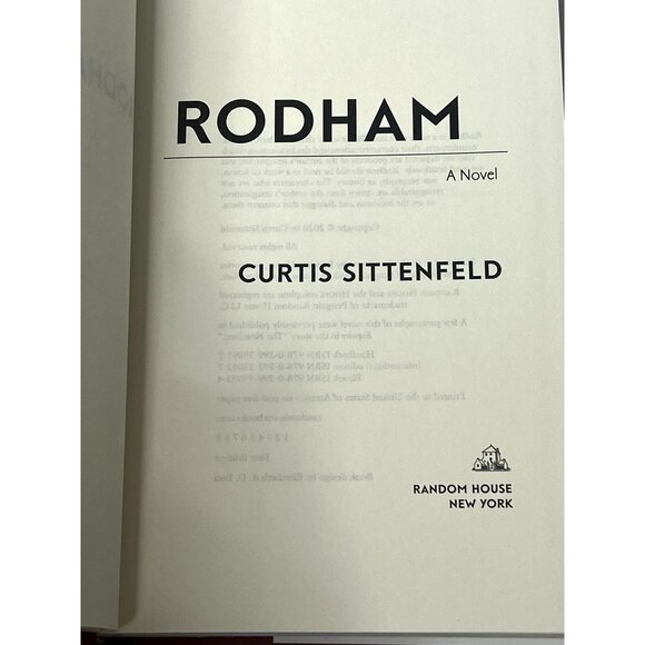 Rodham by Curtis Sittenfeld Novel | Political Historical Fiction Book - Picture 5 of 6